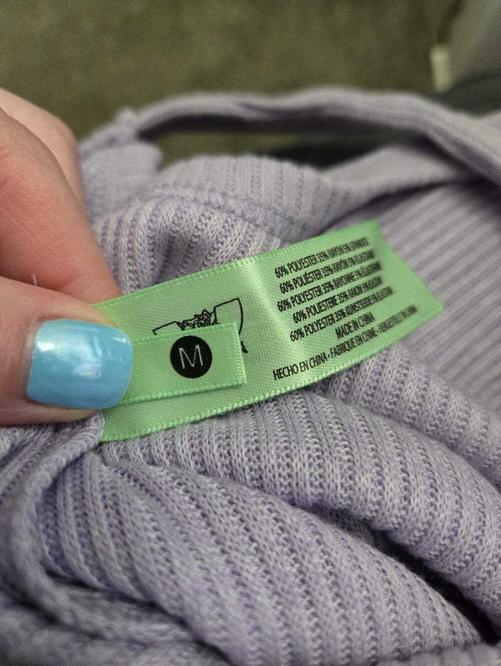 NWT Honeydew Intimates Ribbed Lavender “Bet On It” Tank Top Size Medium - Picture 6 of 16